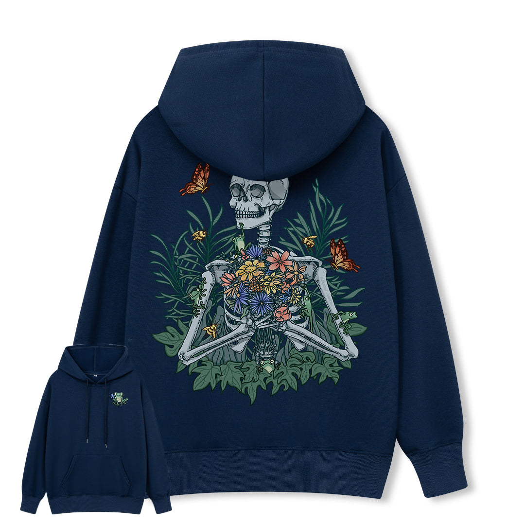 Freeleaf Rebirth in Bloom Unisex Nature Inspired Hoodie