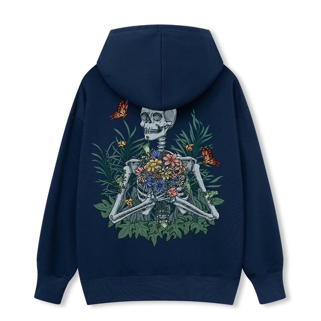 Freeleaf Rebirth in Bloom Unisex Nature Inspired Hoodie