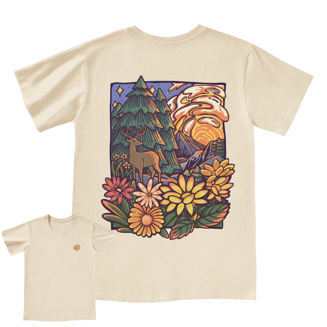 Wander In The Forest V-neck Tee