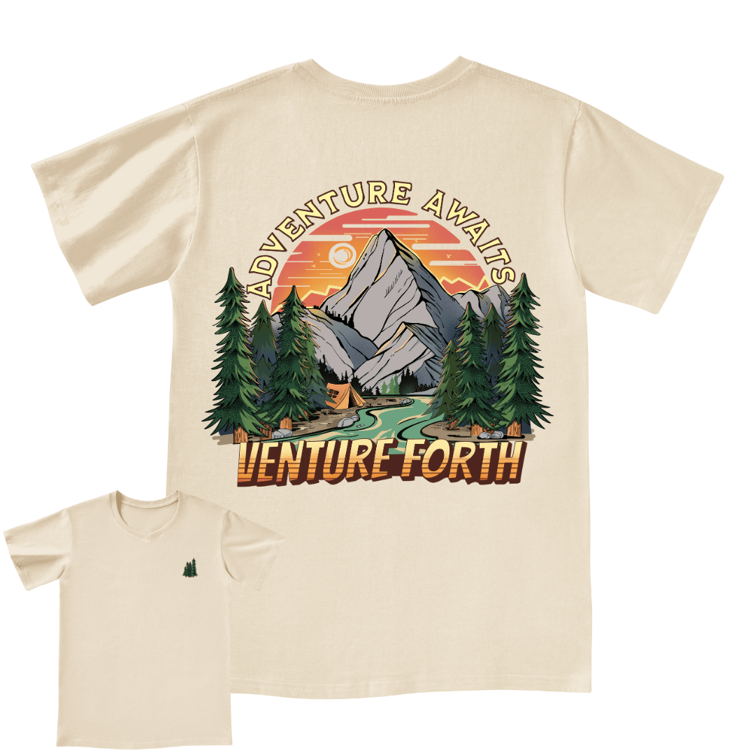 Adventure Awaits V-neck Tee