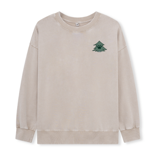 Hiking & Dogs Adventure Washed Sweatshirt