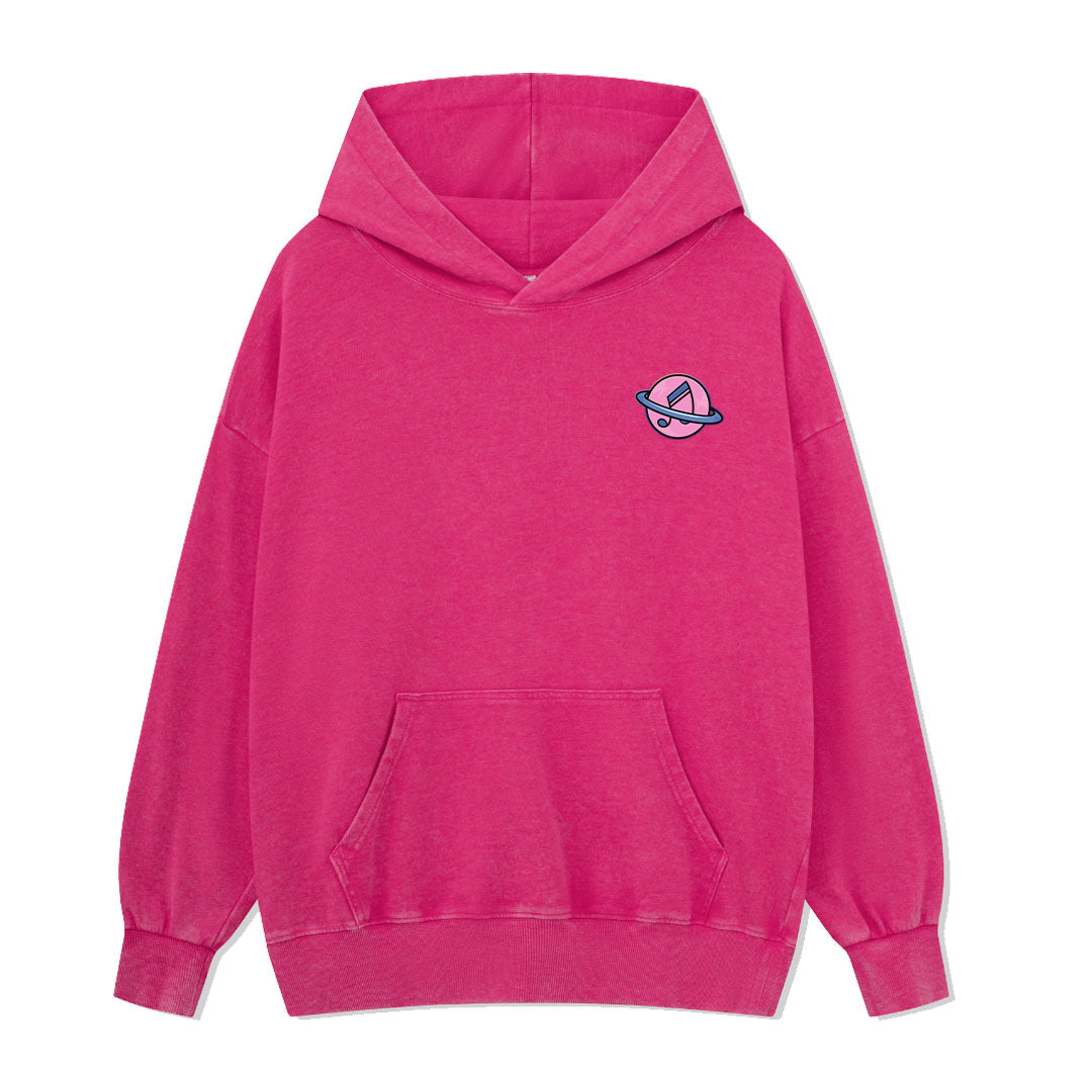 On A Dark Desert Highway Washed Hoodie