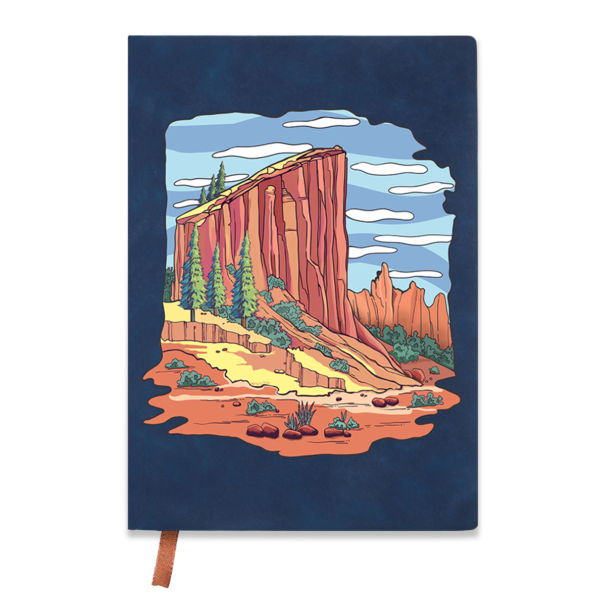 Freeleaf Zion National Park Vintage Leather Journal Notebook
