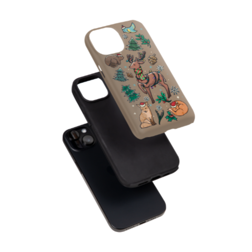 freeleaf-yellowstone-christmas-wonderland-iphone-case