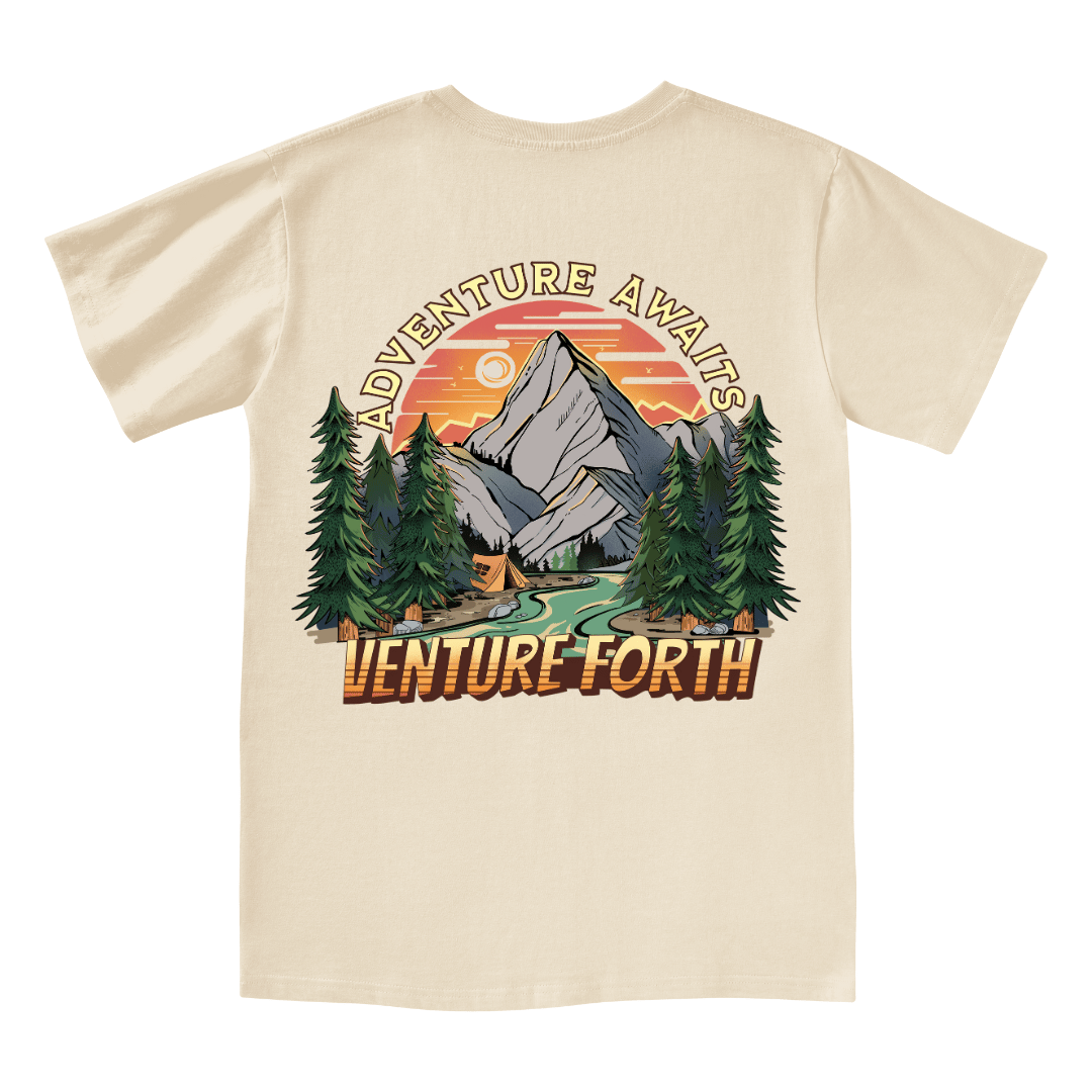 Adventure Awaits V-neck Tee