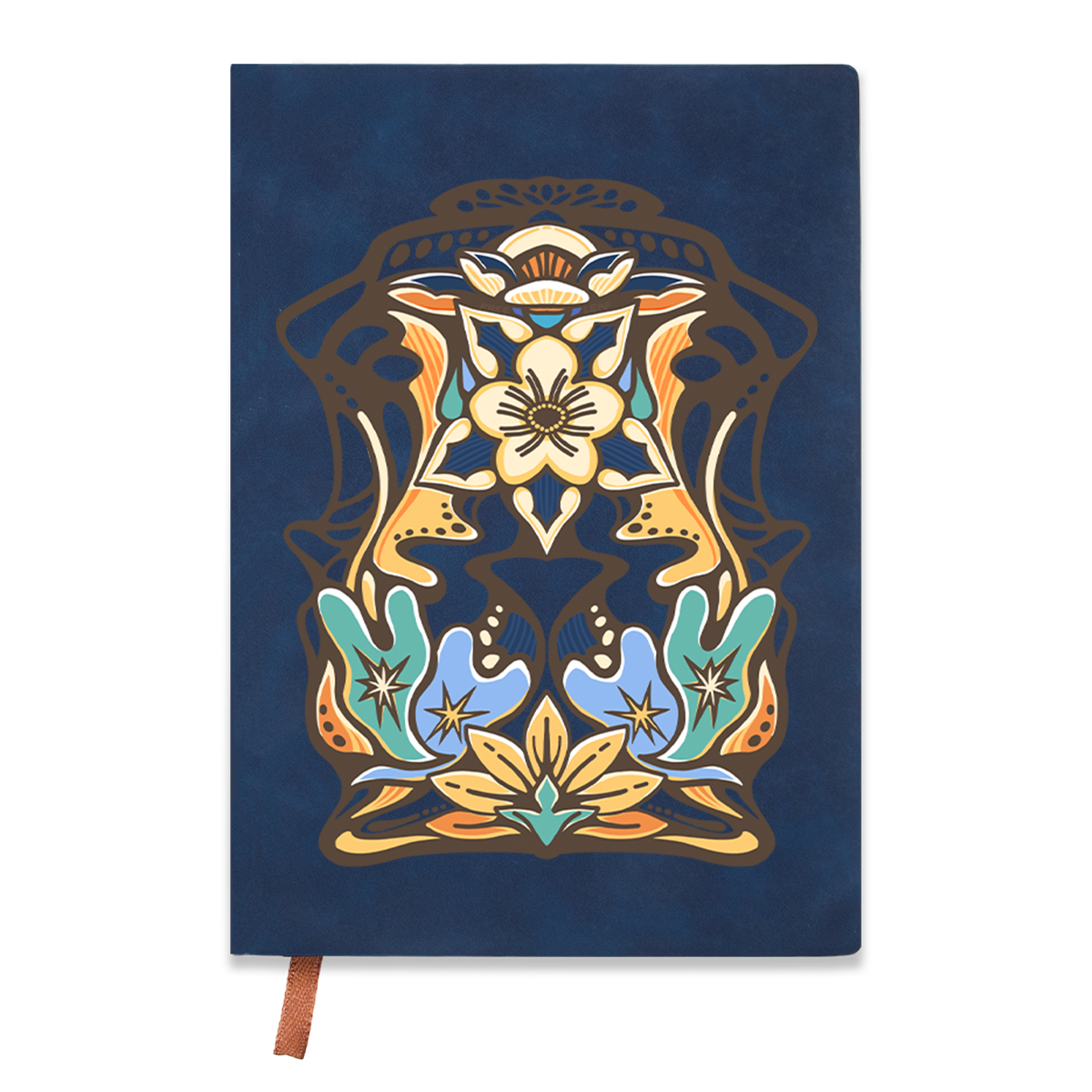 freeleaf-aquilegia-formosa-vintage-leather-notebook