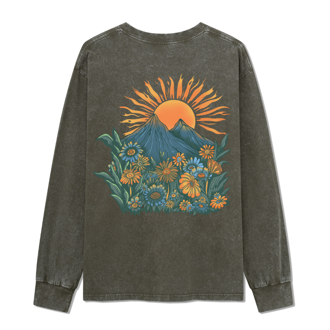 Energy Washed Long Sleeve Top