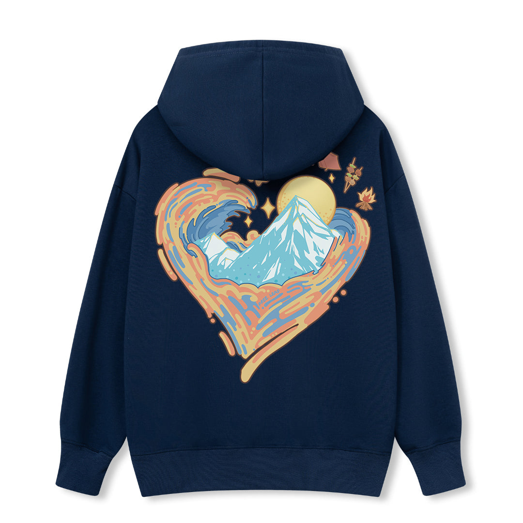Freeleaf Heart of Wilderness Camping Unisex Nature Inspired Hoodie