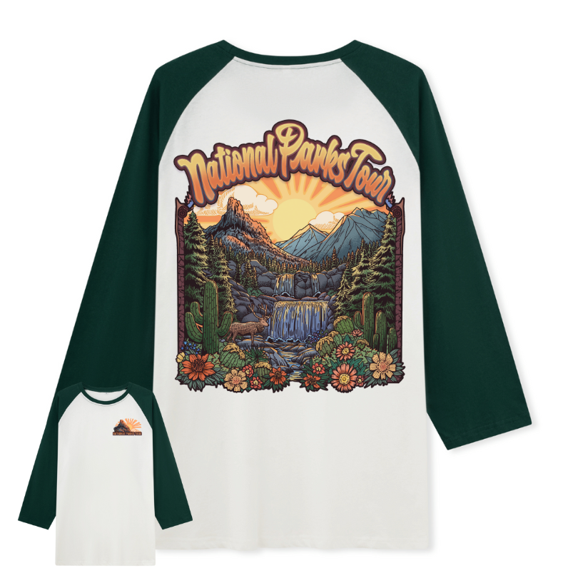 National Parks Tour Raglan Long Sleeve Top