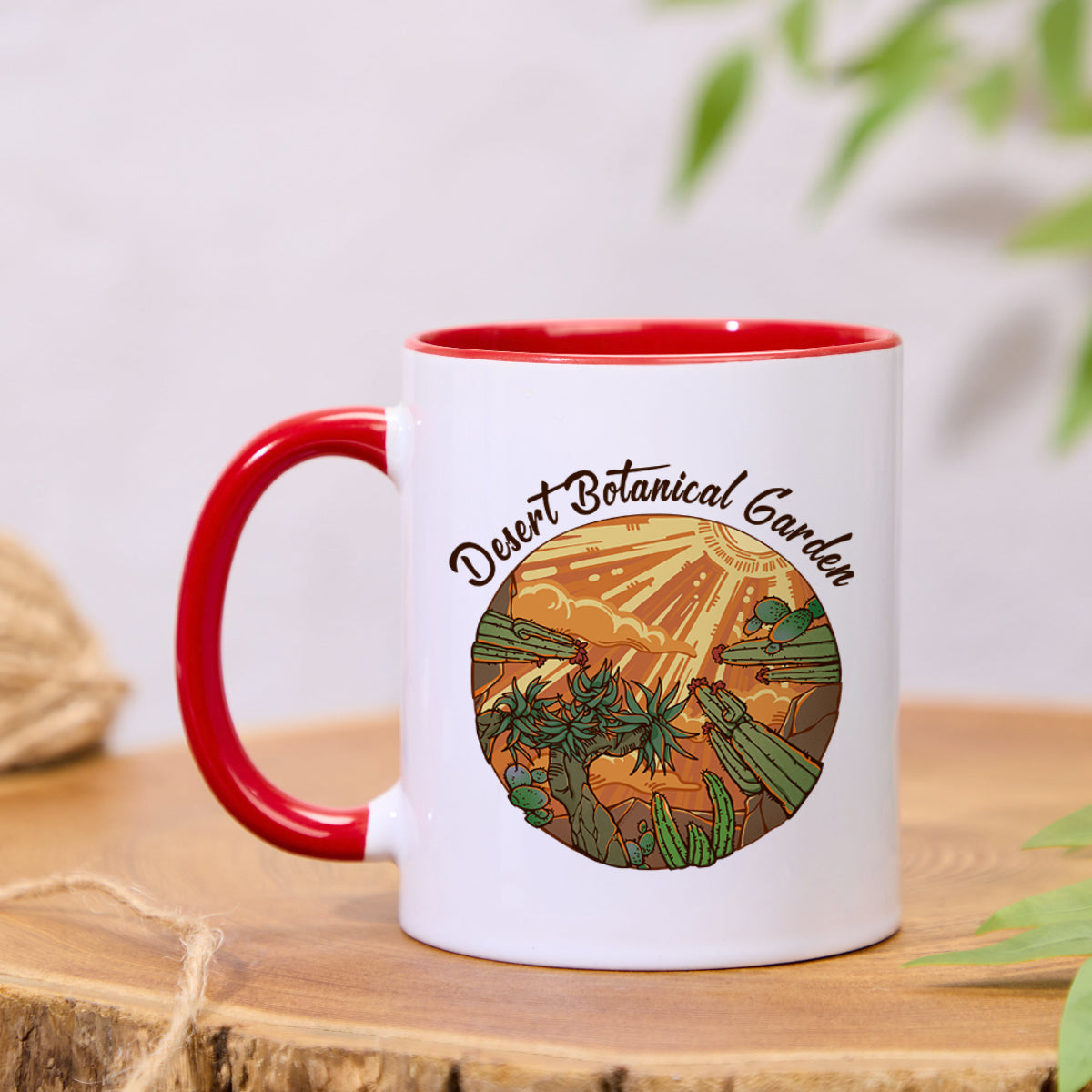 Freeleaf Desert Park Colorful Ceramic Mug