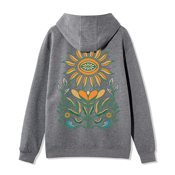 freeleaf-sunflower-back-printed-unisex-nature-inspired-fleece-full-zip-hoodie