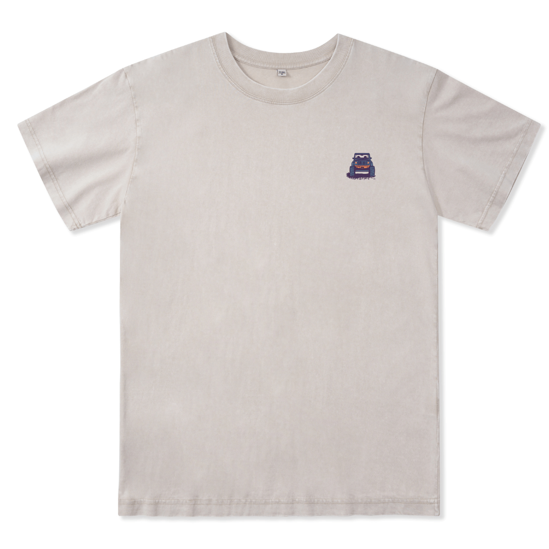 Go Hiking With Music Washed Tee