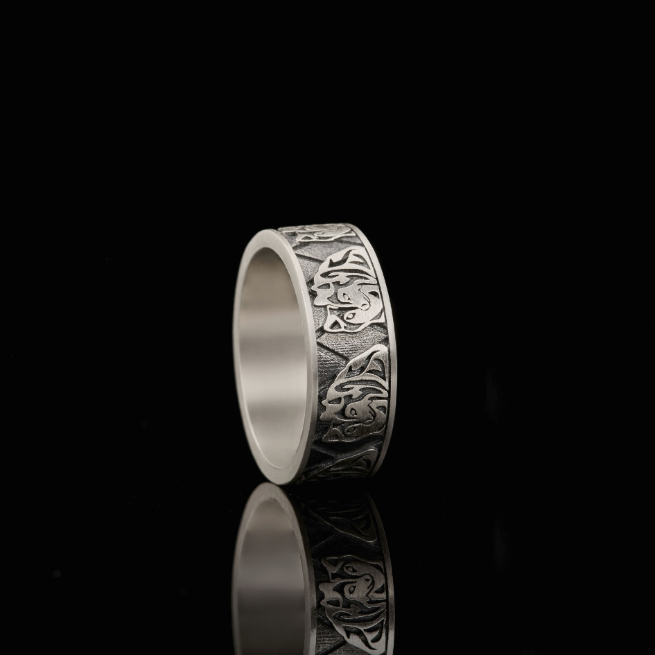 wolf-couple-sterling-silver-band-ring