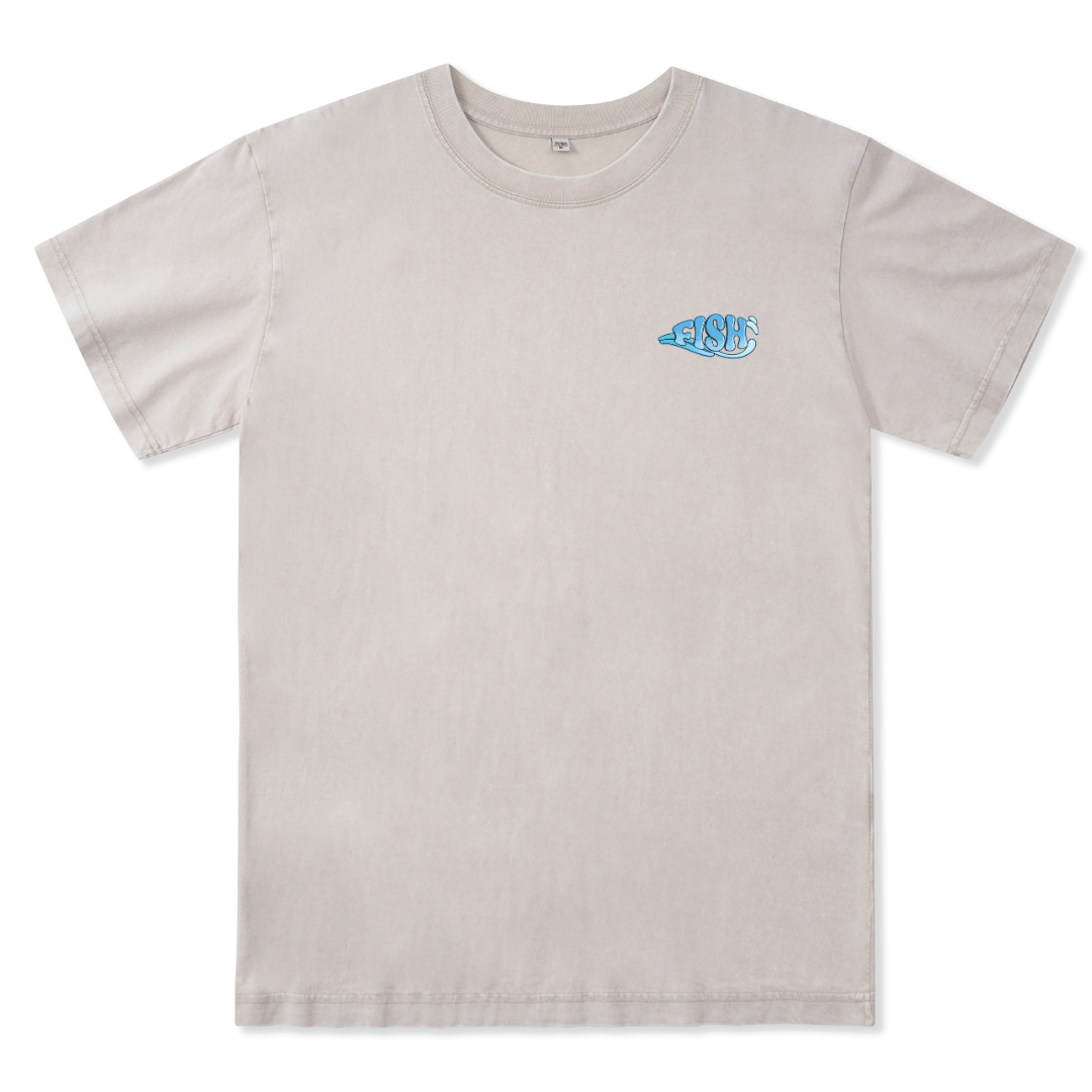 Born To Fish Washed Tee