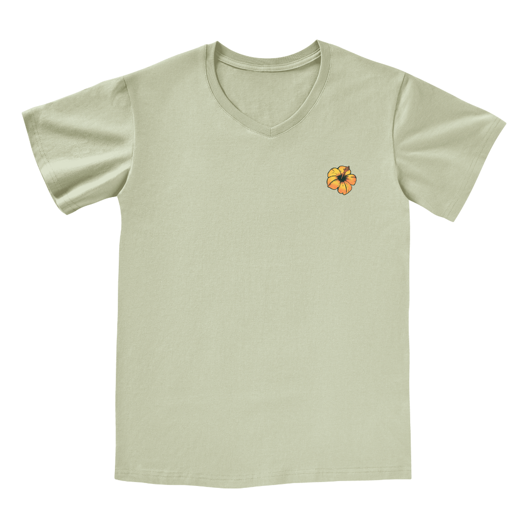 Golden Beach V-neck Tee