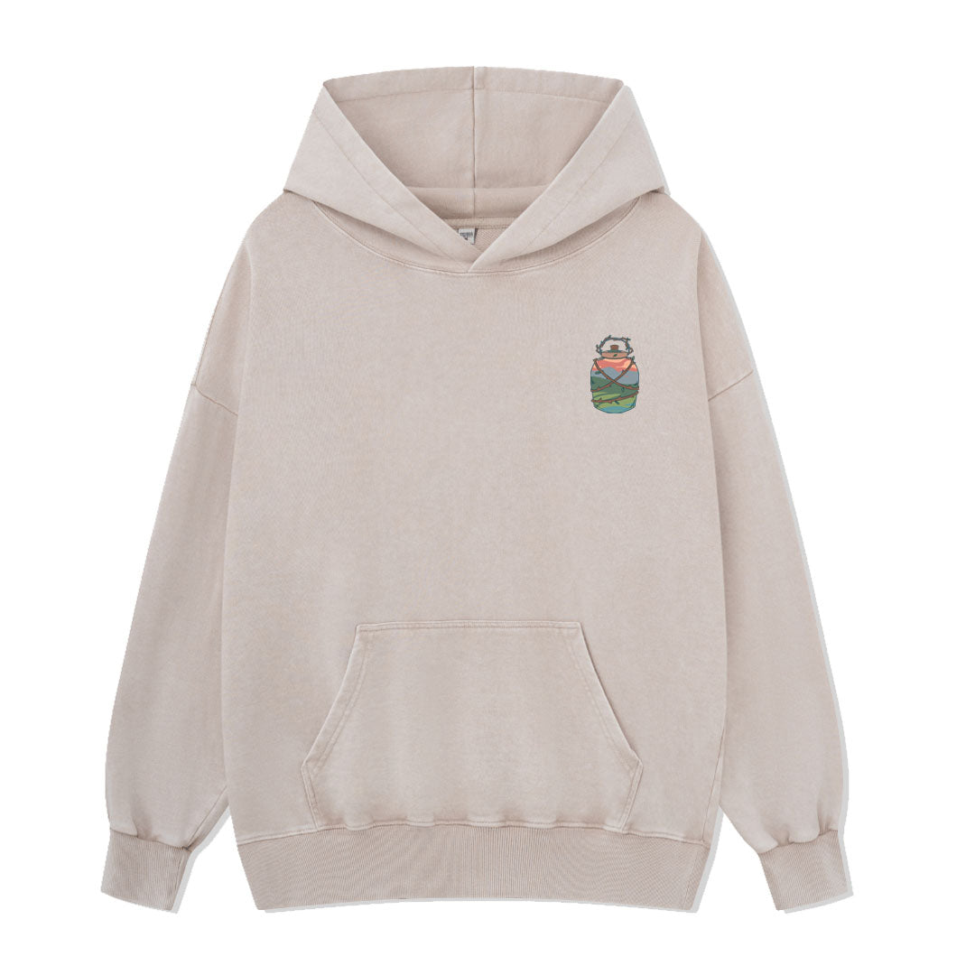 Go And Discover Washed Hoodie