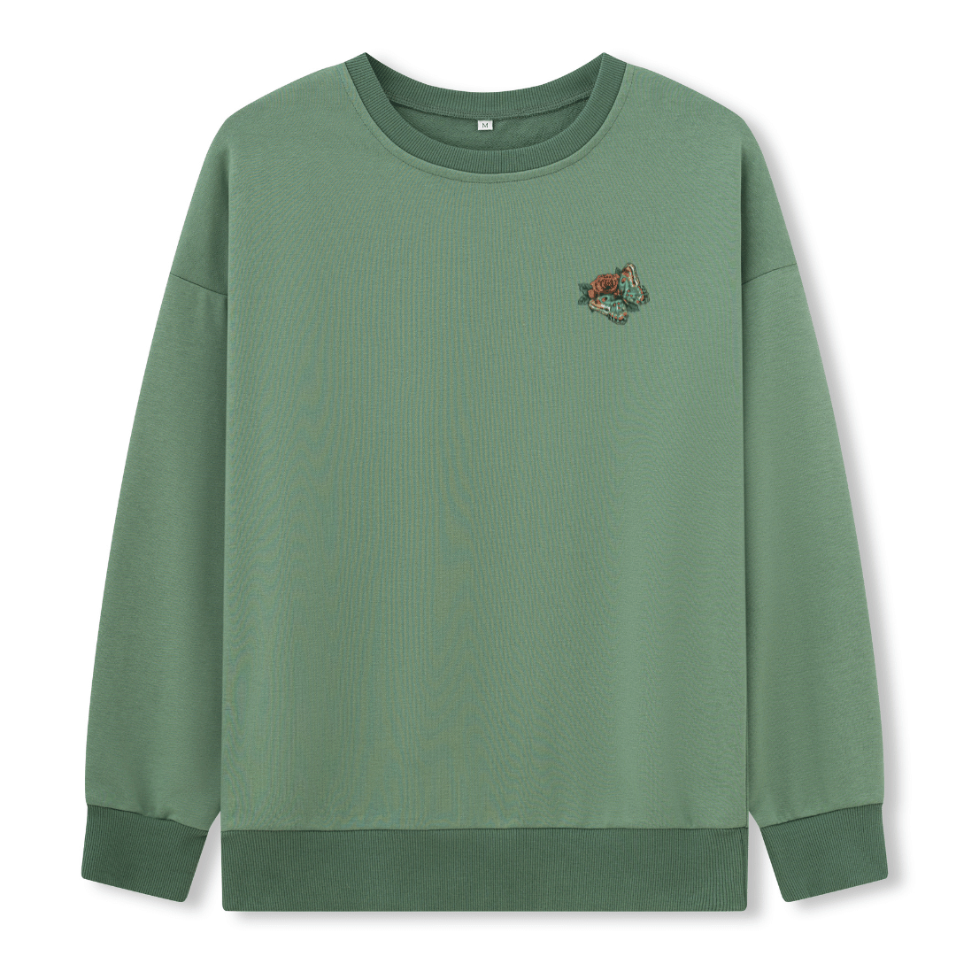 Floral Skull Sweatshirt