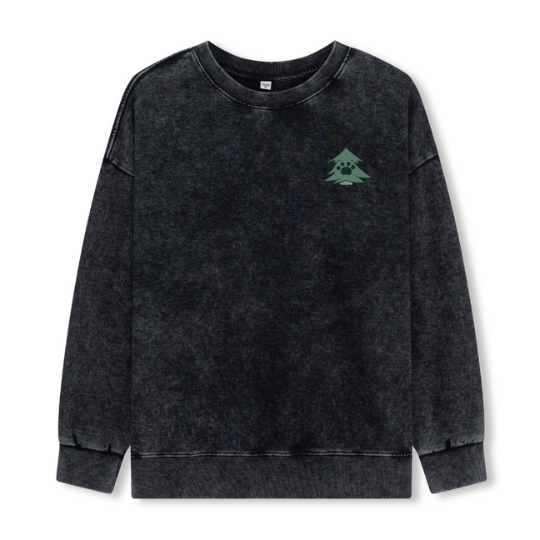 Hiking & Dogs Adventure Washed Sweatshirt