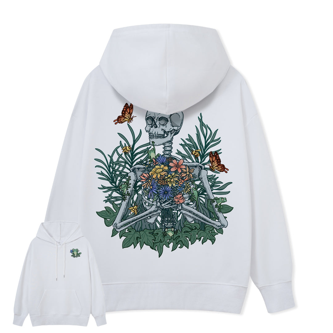Freeleaf Rebirth in Bloom Unisex Nature Inspired Hoodie