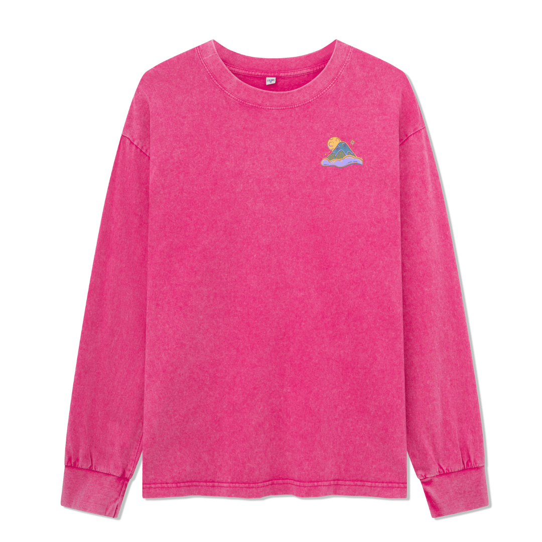 Fairy Tale Halloween Washed Long Sleeve Top