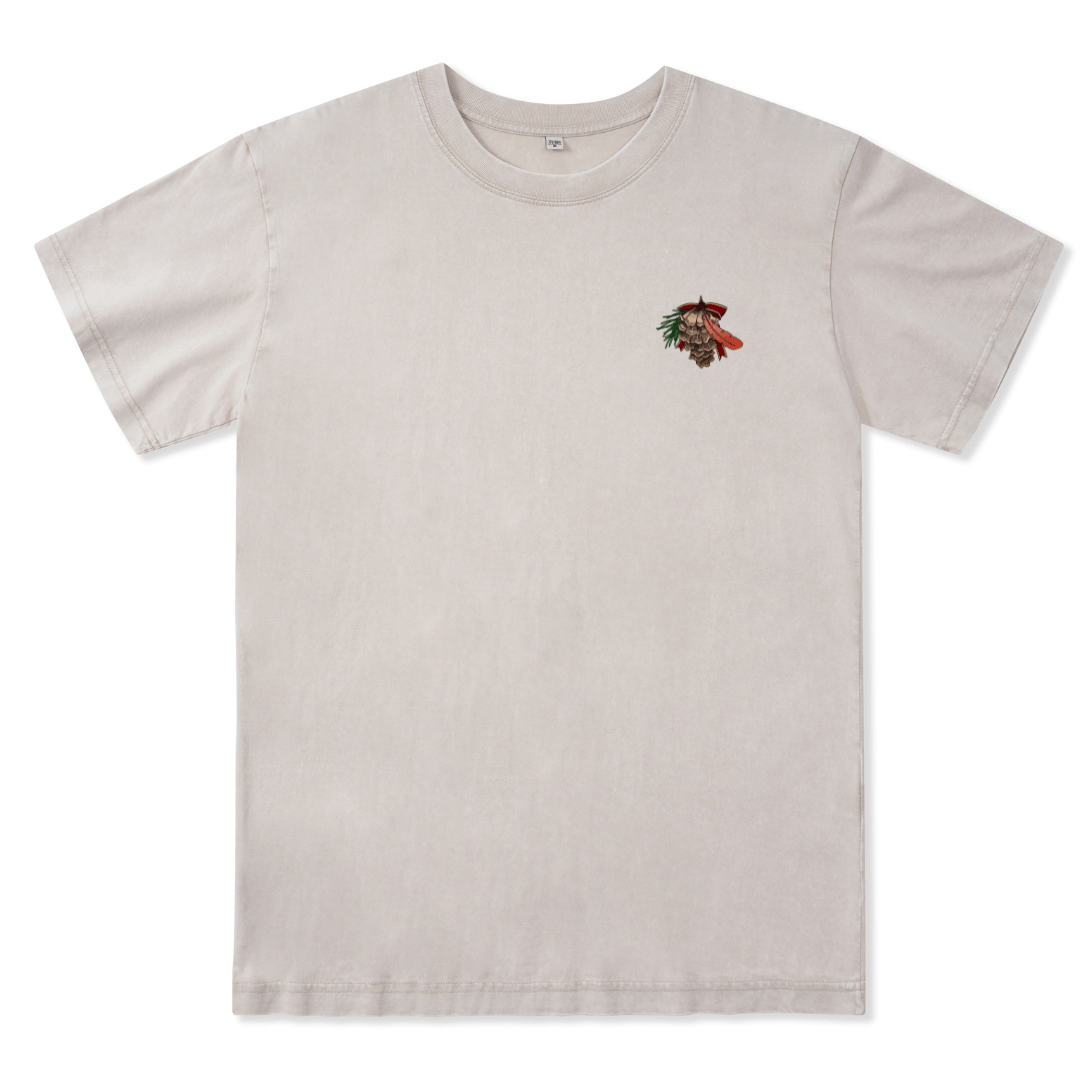Christmas Cardinal Washed Tee