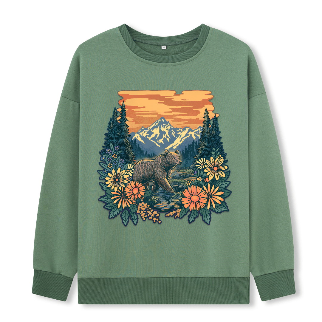 Go Into Nature Front-printed Sweatshirt