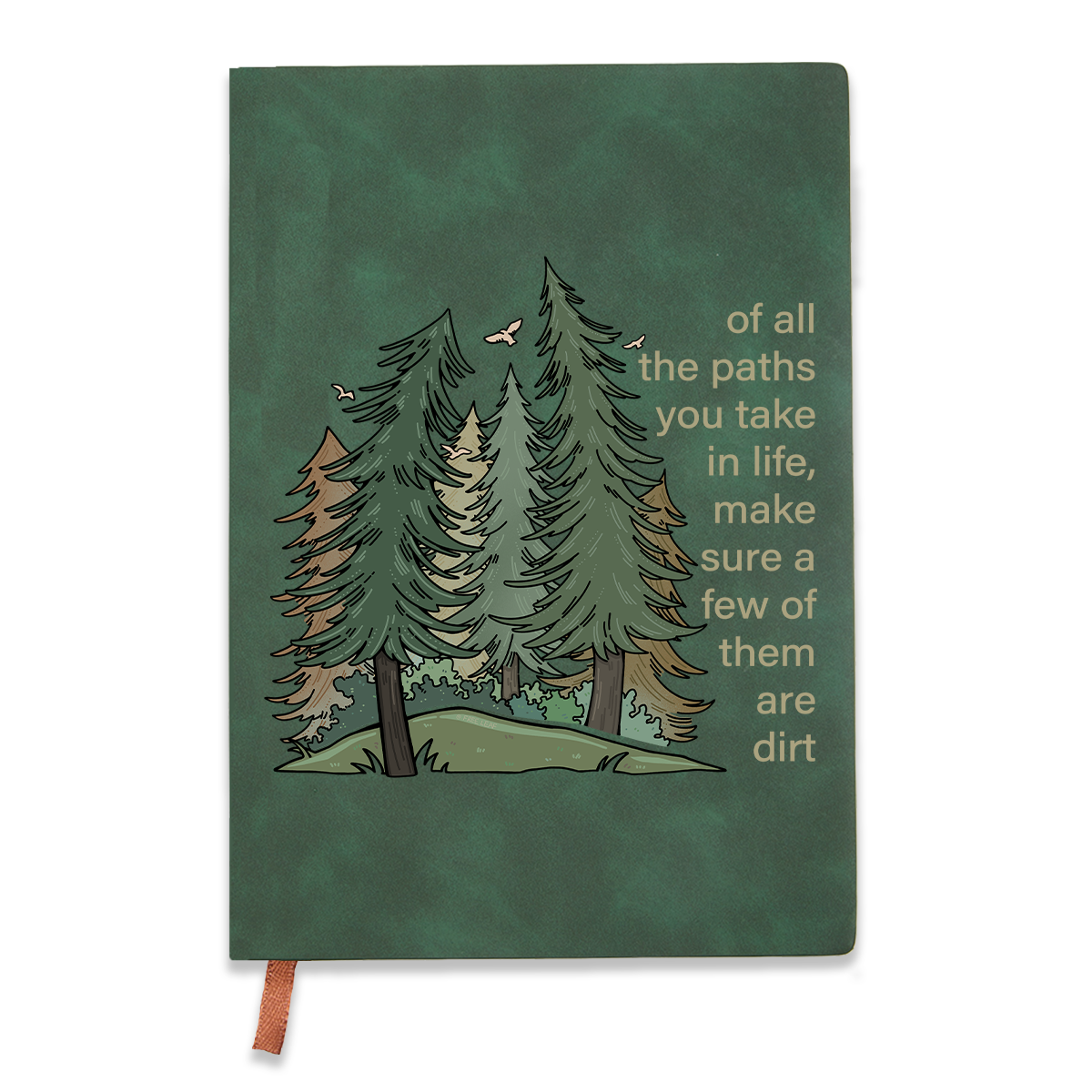 Freeleaf Path Of Life Vintage Leather Journal Notebook