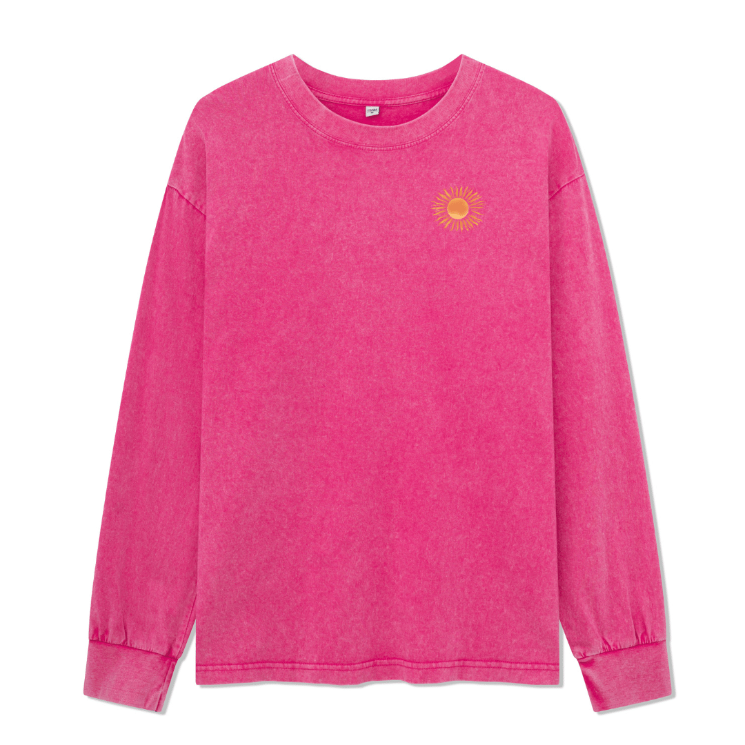 Energy Washed Long Sleeve Top