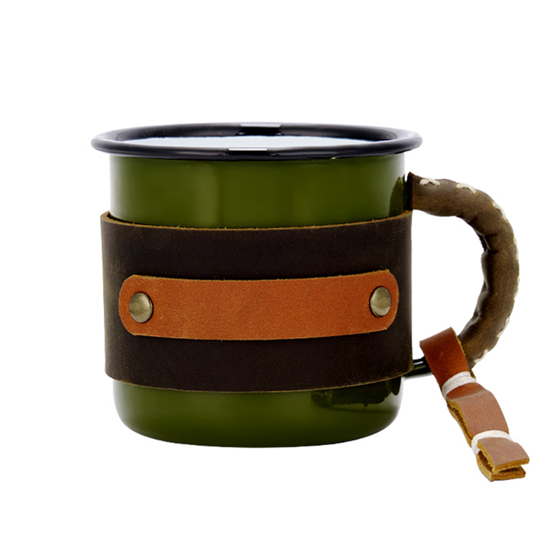 Personalized Leather Mug
