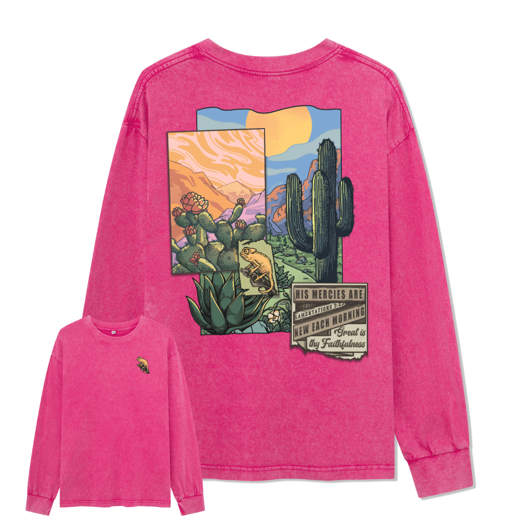 Christian Washed Long Sleeve Top