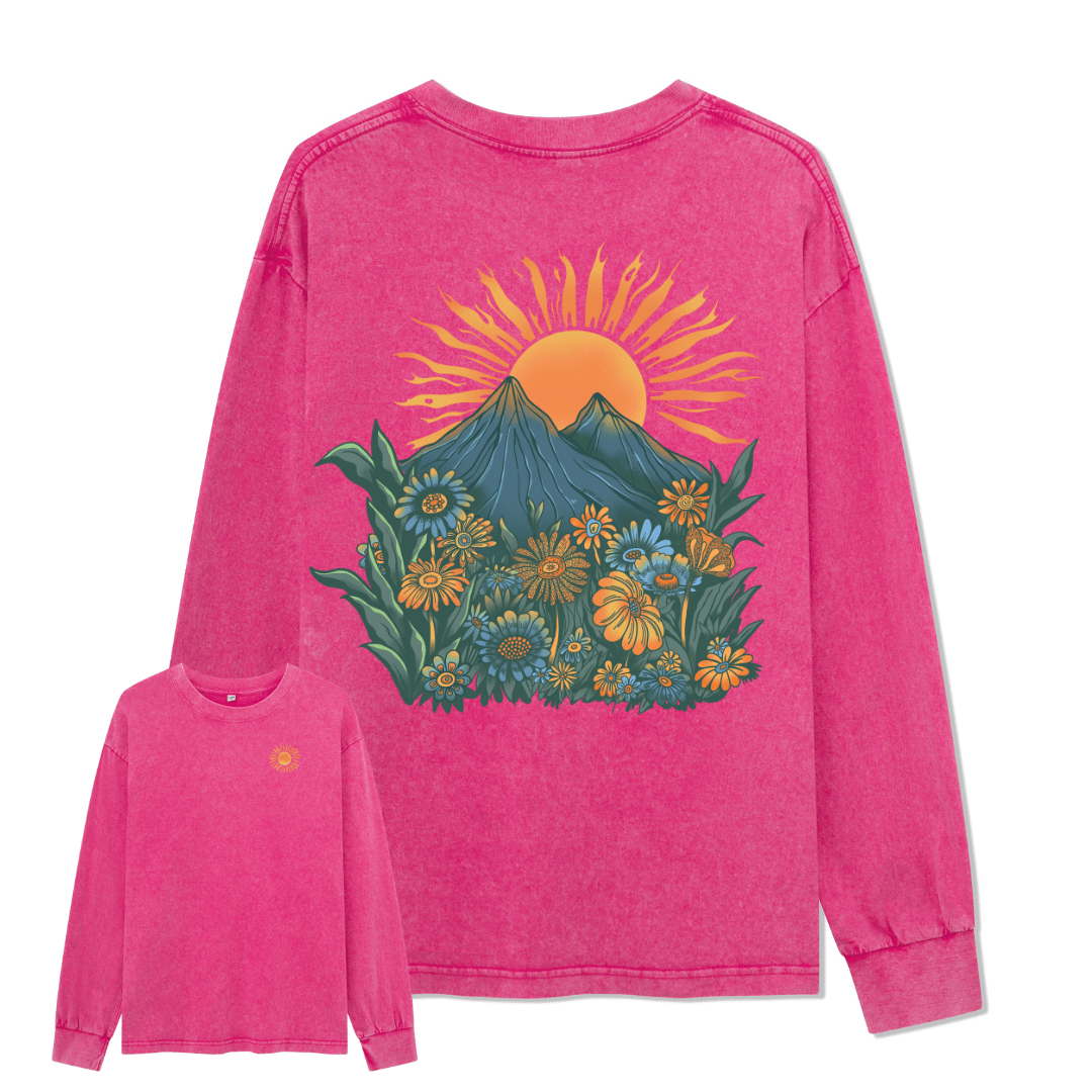 Energy Washed Long Sleeve Top