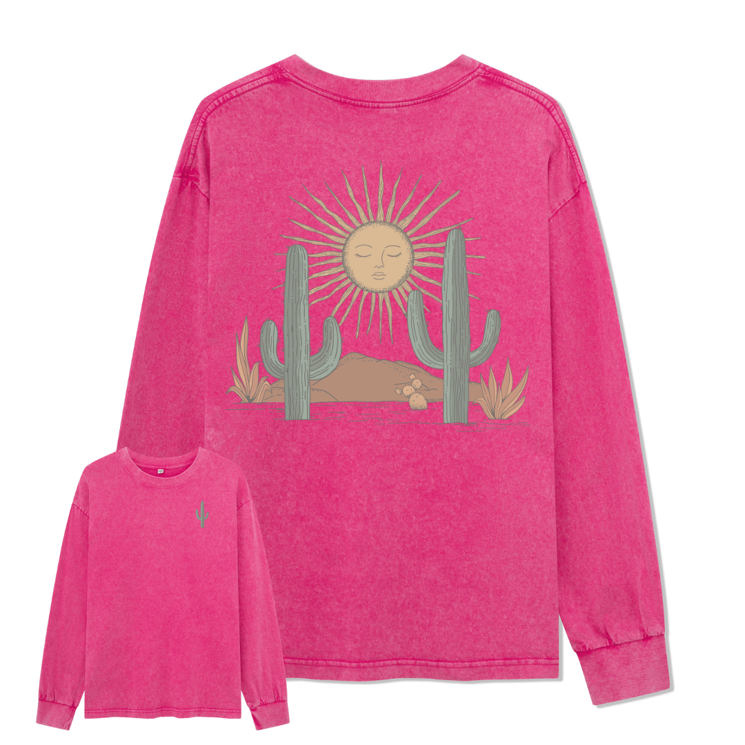 Saguaro National Park Washed Long Sleeve Top