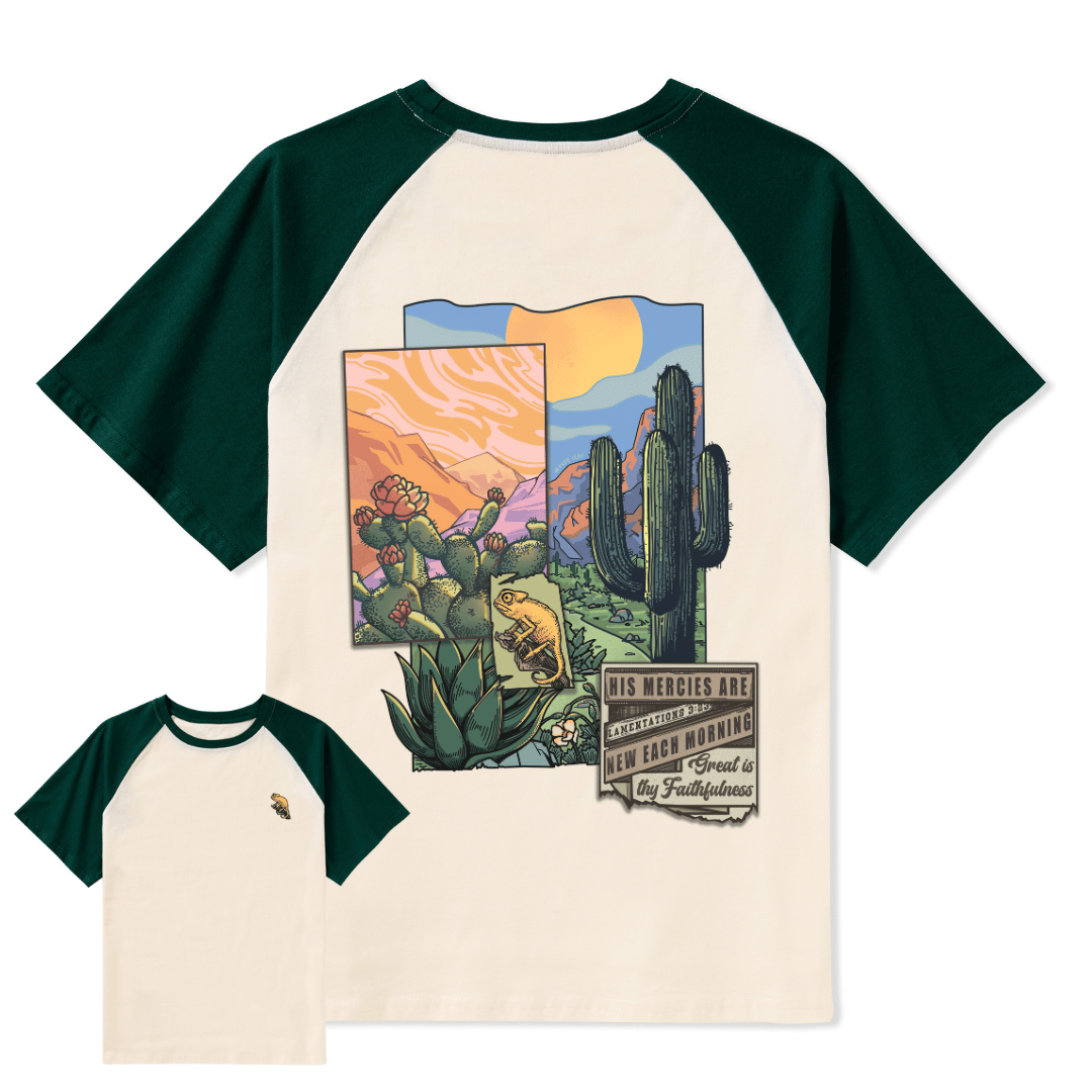 Christian Raglan Short Sleeve Top