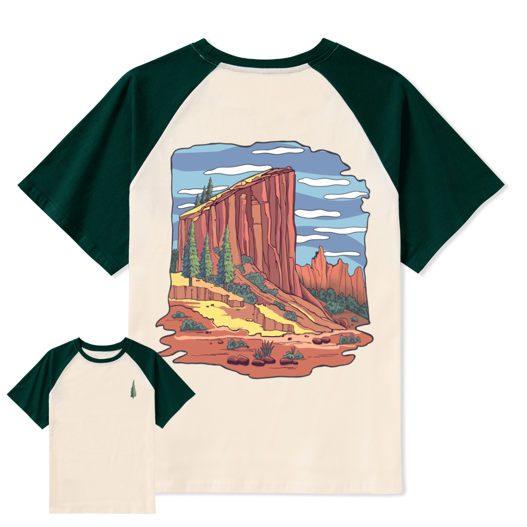 Zion National Park Raglan Short Sleeve Top