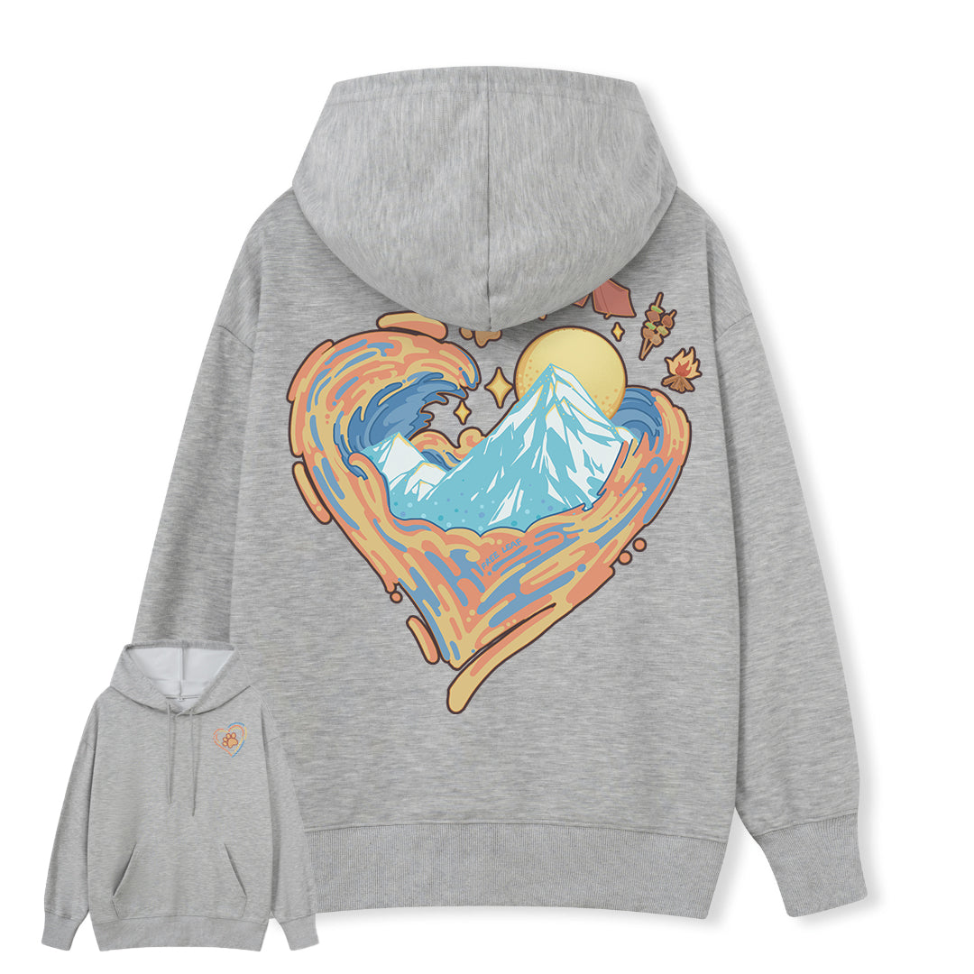 Freeleaf Heart of Wilderness Camping Unisex Nature Inspired Hoodie