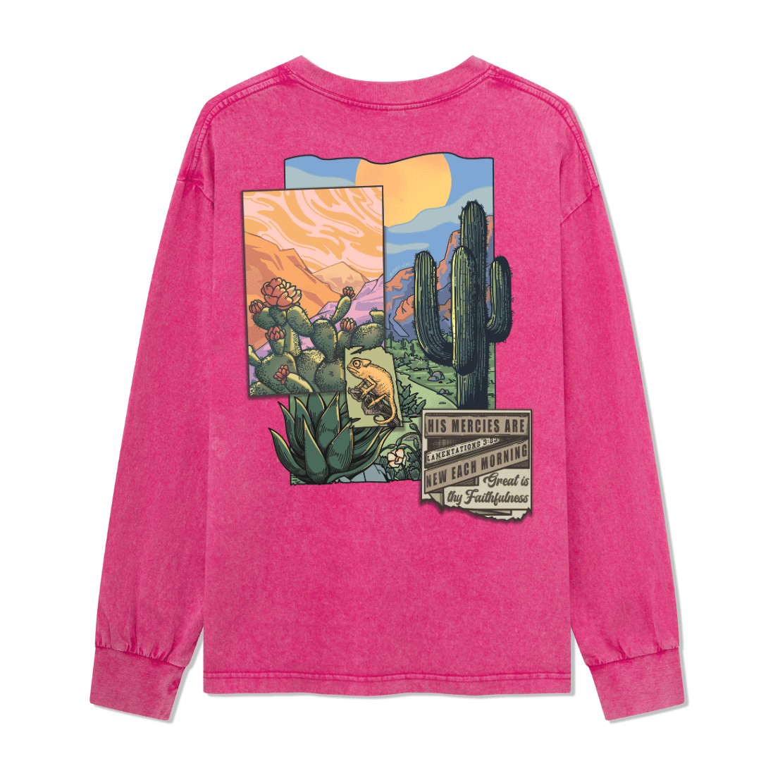 Christian Washed Long Sleeve Top