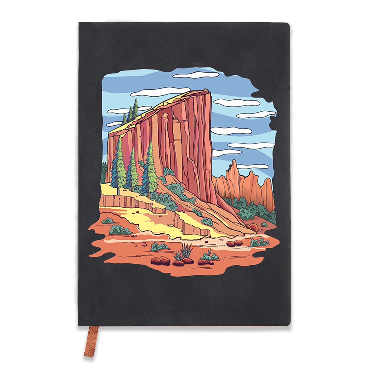 Freeleaf Zion National Park Vintage Leather Journal Notebook