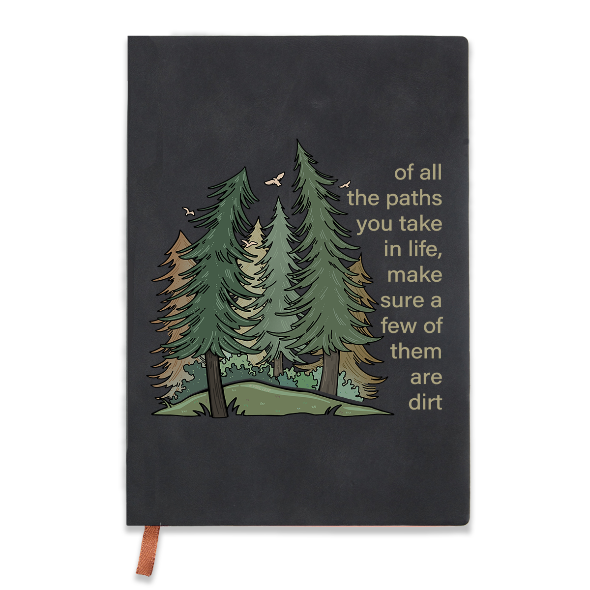Freeleaf Path Of Life Vintage Leather Journal Notebook