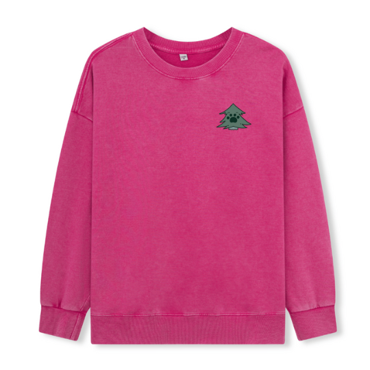 Hiking & Dogs Adventure Washed Sweatshirt