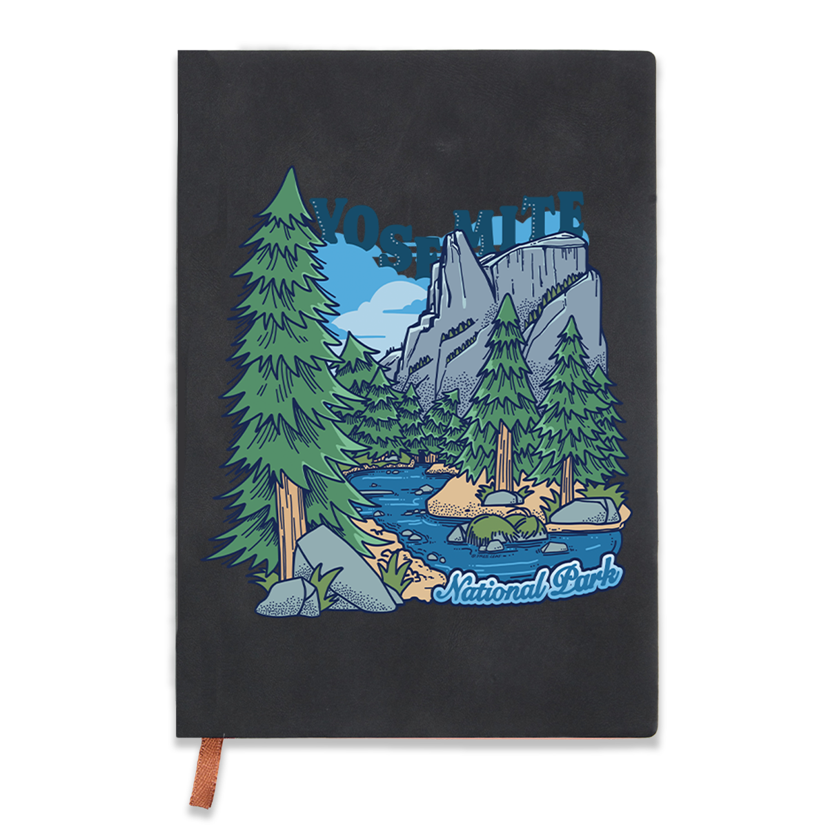 Freeleaf Yosemite National Park Vintage Leather Journal Notebook