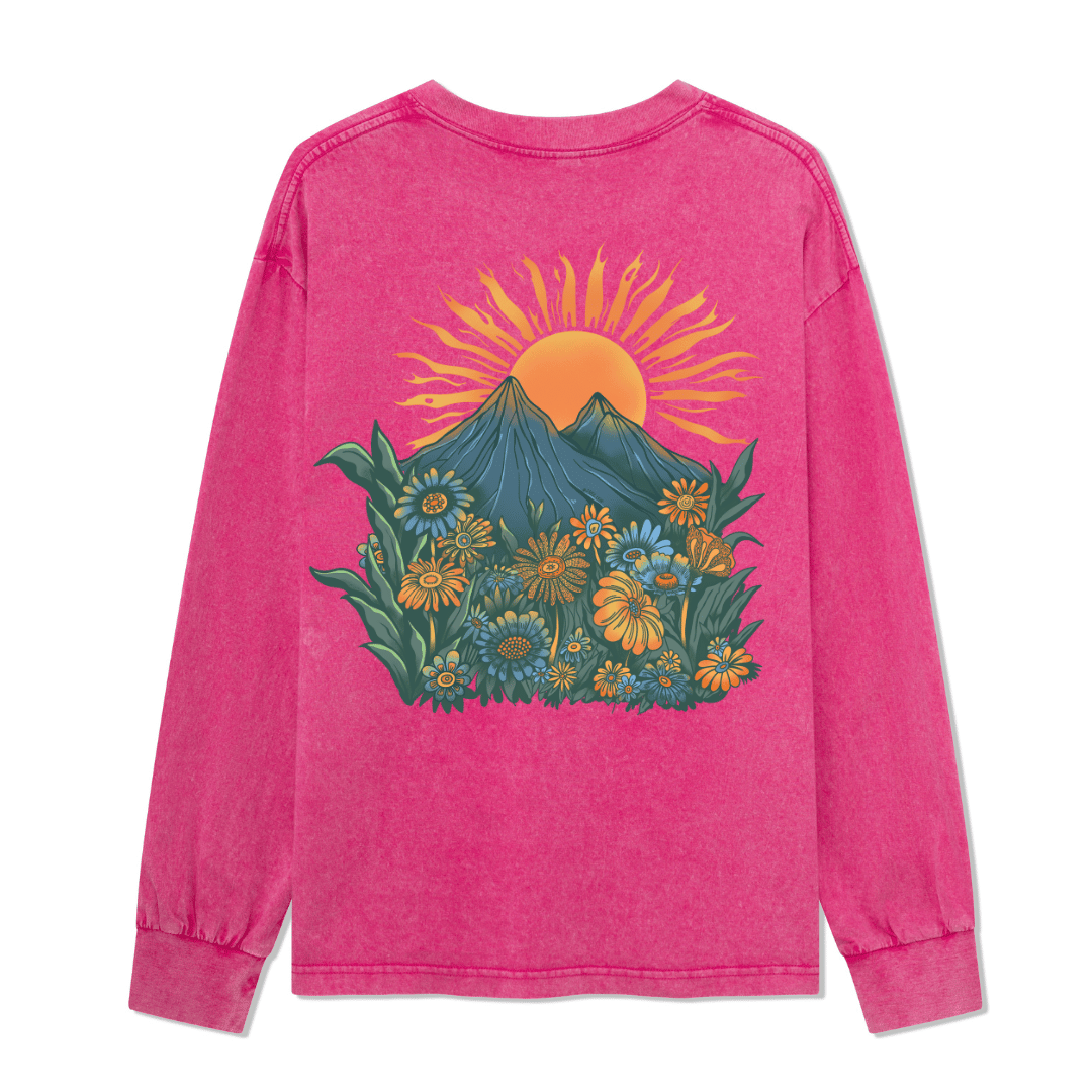 Energy Washed Long Sleeve Top