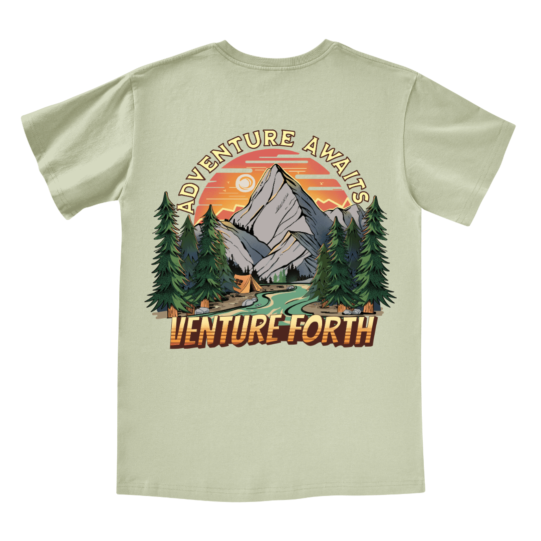 Adventure Awaits V-neck Tee