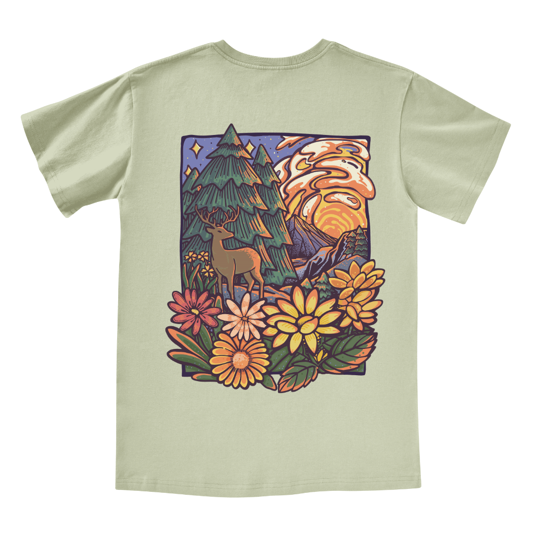 Wander In The Forest V-neck Tee