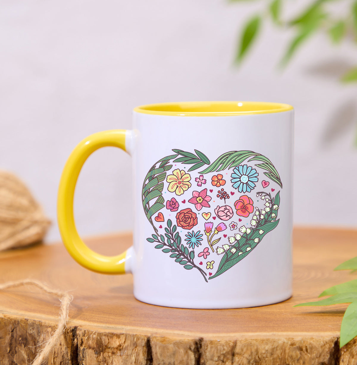 Freeleaf Love¡¯s Symphony Colorful Ceramic Mug