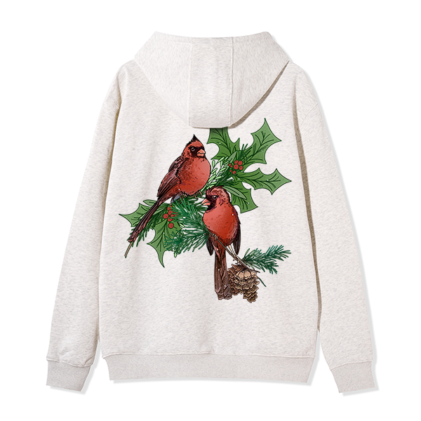 freeleaf-christmas-cardinal-unisex-fleece-full-zip-hoodie