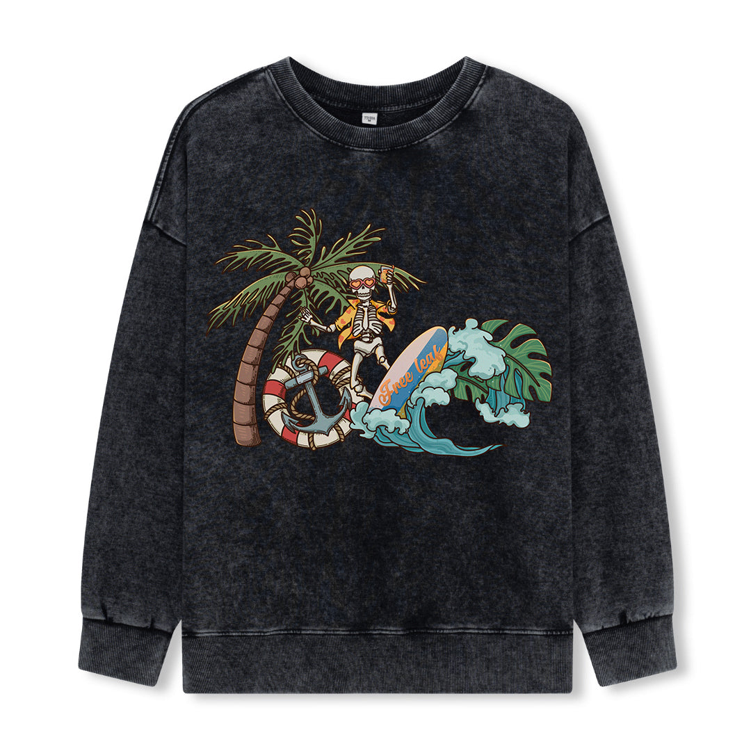 Freeleaf Wild at Heart Washed Sweatshirt