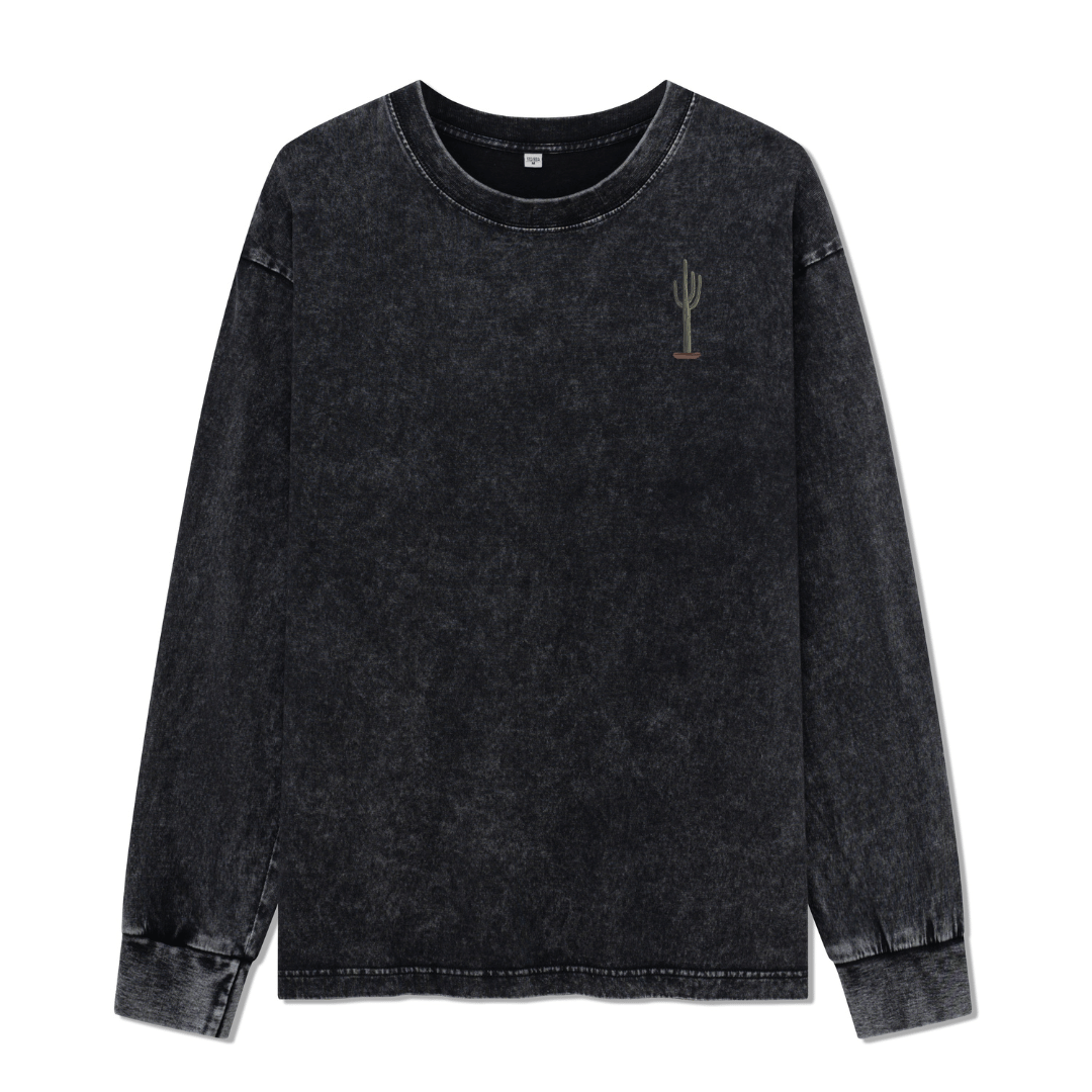 Golden Desert Washed Long Sleeve Top