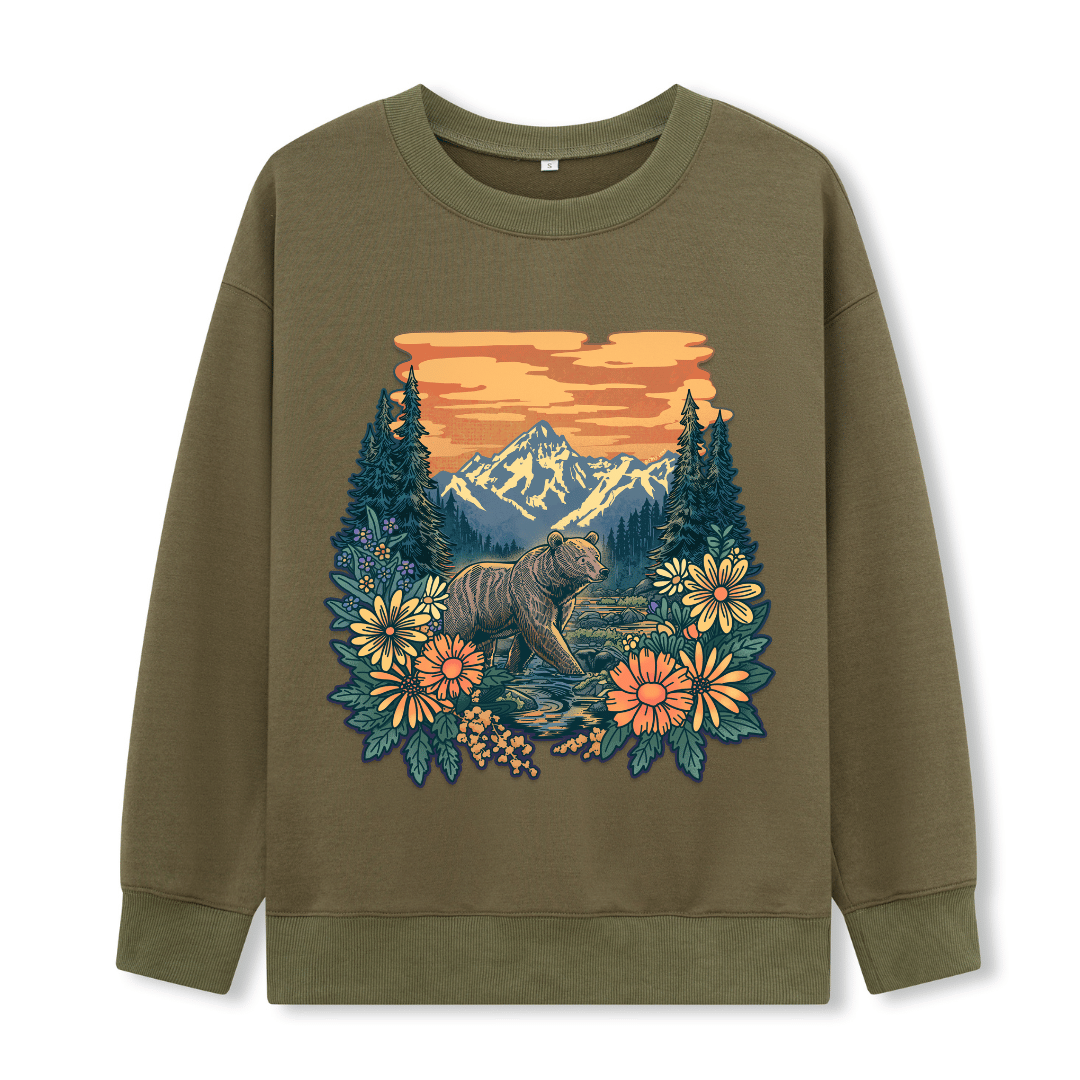 Go Into Nature Front-printed Sweatshirt