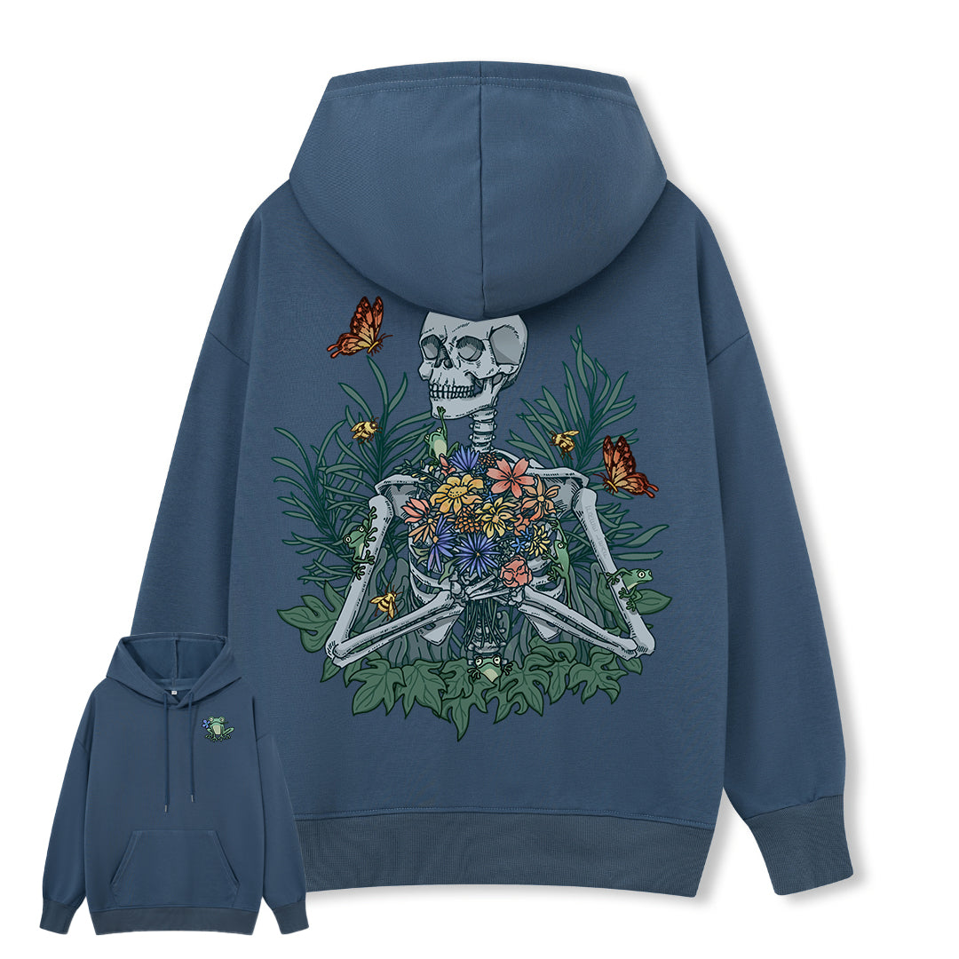 Freeleaf Rebirth in Bloom Unisex Nature Inspired Hoodie