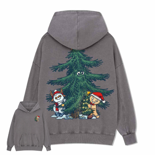 Merry Christmas Washed Hoodie